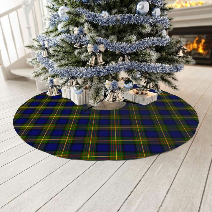 Scottish More (Muir) Clan Tartan Christmas Tree Skirt No Tassels 3 Tartan Plaid