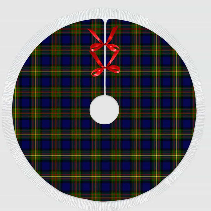Scottish More (Muir) Clan Tartan Christmas Tree Skirt Tassels 1 Tartan Plaid