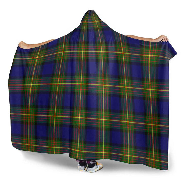Scottish More (Muir) Clan Tartan Hooded Blanket Tartan Plaid 3