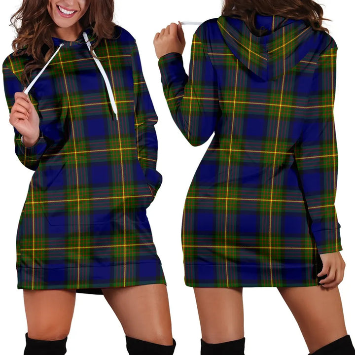 Scottish More (Muir) Clan Tartan Hoodie Dress