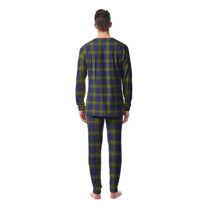 Scottish More (Muir) Clan Tartan Pajama Set Men Back Side Tartan Plaid