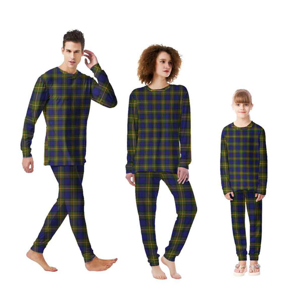 Scottish More (Muir) Clan Tartan Pajama Set Tartan Plaid
