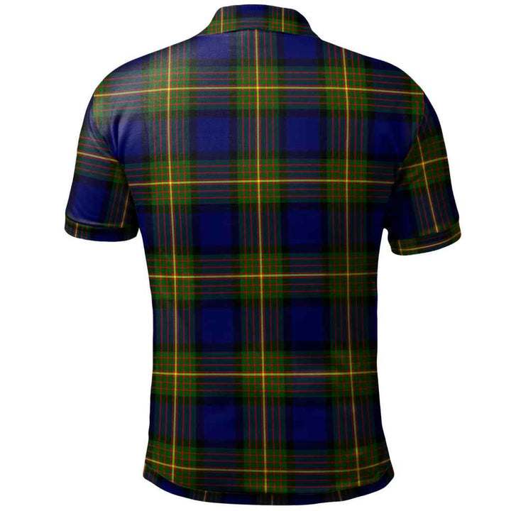 Scottish More (Muir) Clan Tartan Polo Shirt Back Side Tartan Plaid