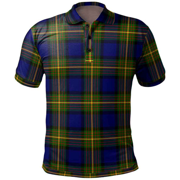 Scottish More (Muir) Clan Tartan Polo Shirt Front Side Tartan Plaid