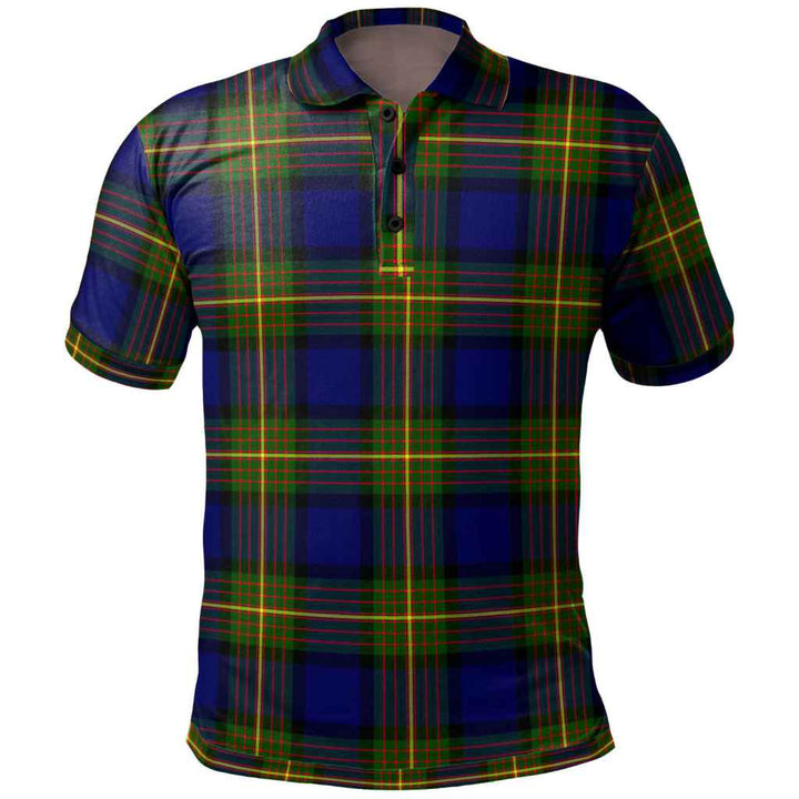 Scottish More (Muir) Clan Tartan Polo Shirt Front Side Tartan Plaid