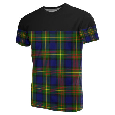 Scottish More (Muir) Clan Tartan T-Shirt Horizontal Style Front Side Tartan Plaid