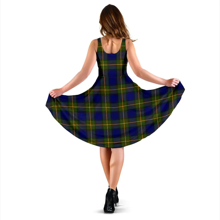 Scottish More (Muir) Clan Tartan Women Midi Dress