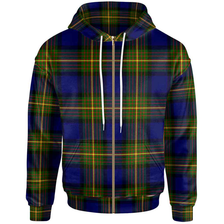 Scottish More (Muir) Clan Tartan Hoodie Zip Tartan Plaid