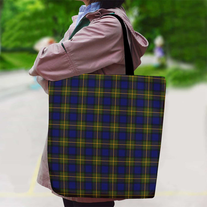 Scottish More (Muir) Clan Tartan Canvas Bag With Shoulder Strap Tartan Plaid 2