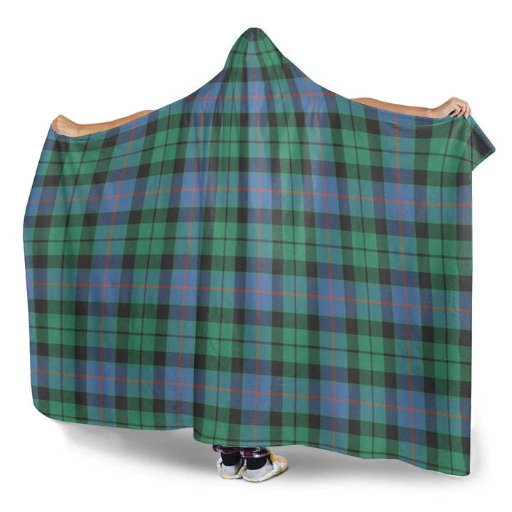 Scottish Morrison Ancient Clan Tartan Hooded Blanket Tartan Plaid 3