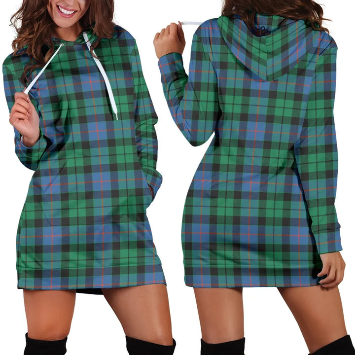 Scottish Morrison Ancient Clan Tartan Hoodie Dress