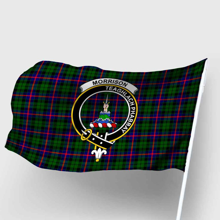 Scottish Morrison Clan Crest Tartan Flag Parade Tartan Plaid 2