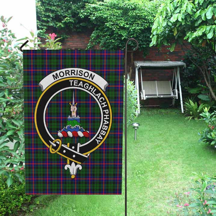 Scottish Morrison Clan Crest Tartan Garden Flag Tartan Plaid 2