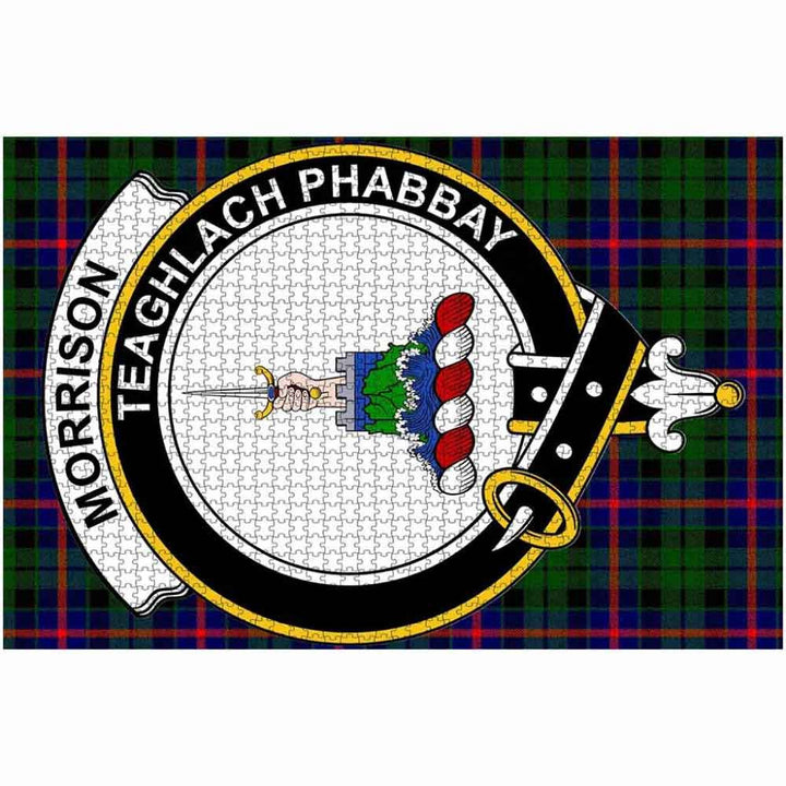 Scottish Morrison Clan Crest Tartan Jigsaw Puzzle 2