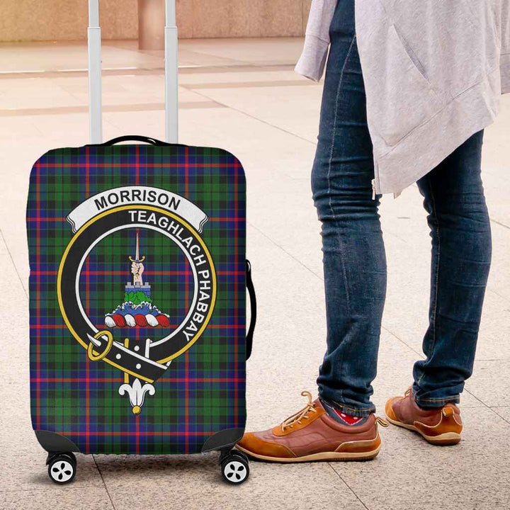 Scottish Morrison Clan Crest Tartan Luggage Cover Tartan Plaid 4