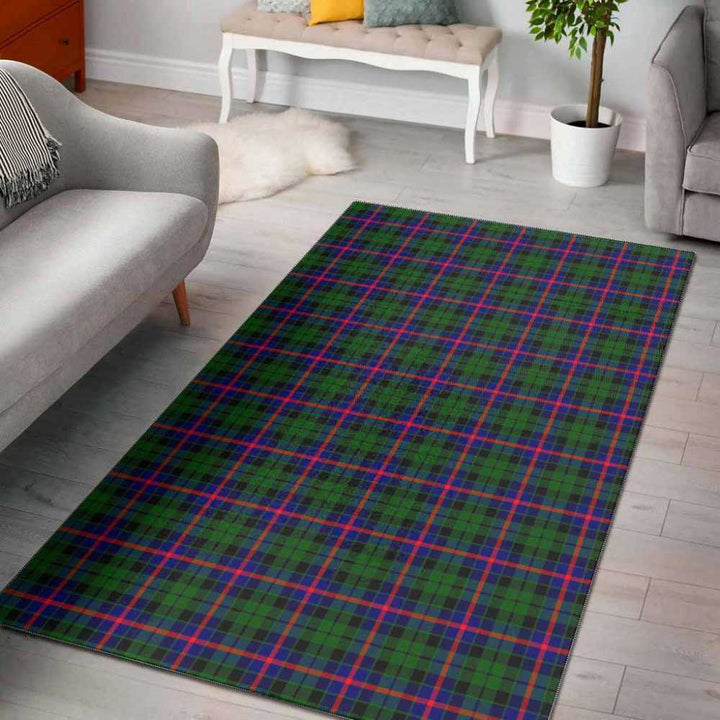 Scottish Morrison Modern Clan Tartan Area Rug Tartan Plaid 1