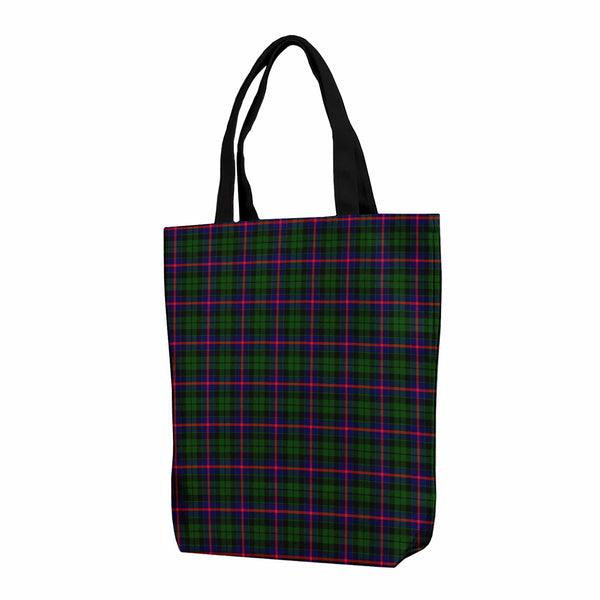 Scottish Morrison Modern Clan Tartan Canvas Bag With Shoulder Strap Tartan Plaid 1