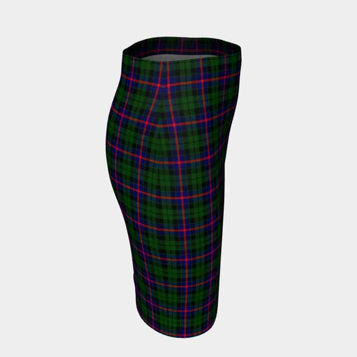 Scottish Morrison Modern Clan Tartan Fitted Skirt Tartan Plaid 3