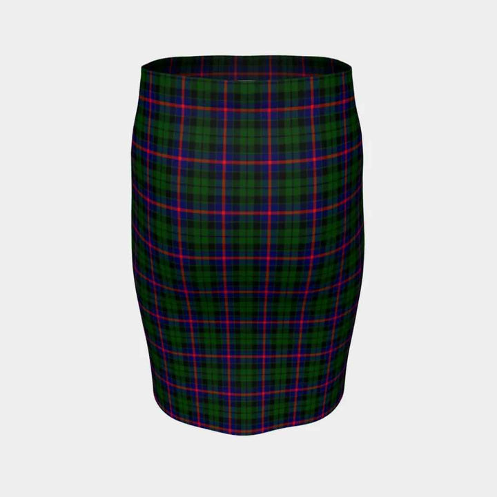 Scottish Morrison Modern Clan Tartan Fitted Skirt Tartan Plaid 4