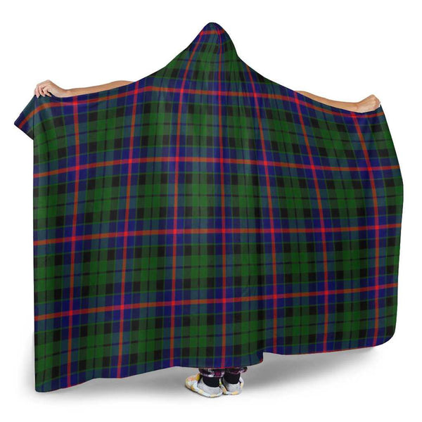 Scottish Morrison Modern Clan Tartan Hooded Blanket Tartan Plaid 2