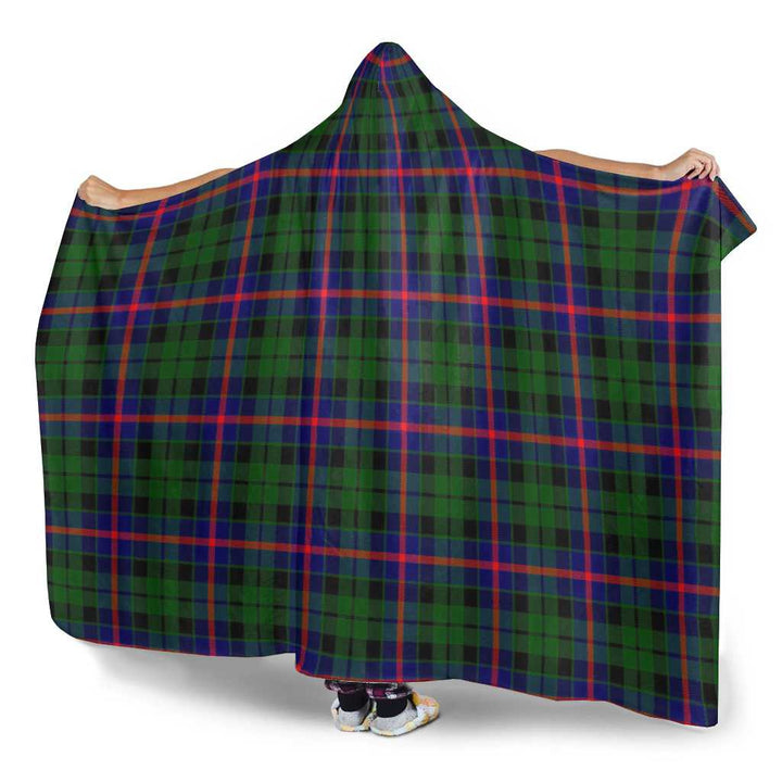 Scottish Morrison Modern Clan Tartan Hooded Blanket Tartan Plaid 3