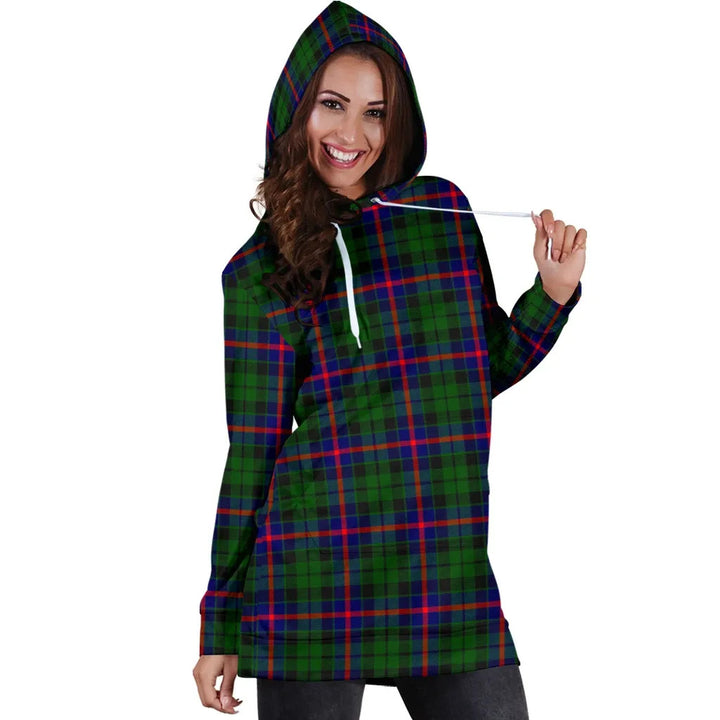 Scottish Morrison Modern Clan Tartan Hoodie Dress