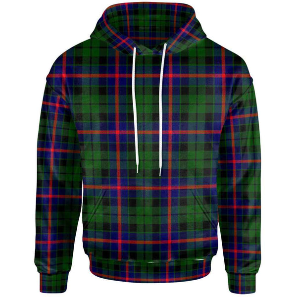 Scottish Morrison Modern Clan Tartan Hoodie Front Side Tartan Plaid