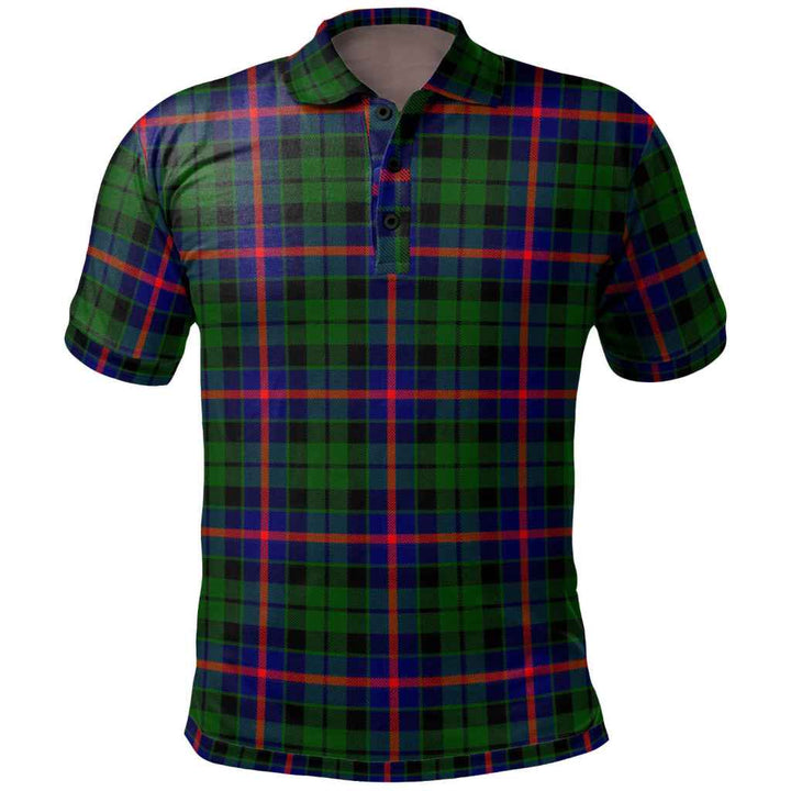 Scottish Morrison Modern Clan Tartan Polo Shirt Front Side Tartan Plaid