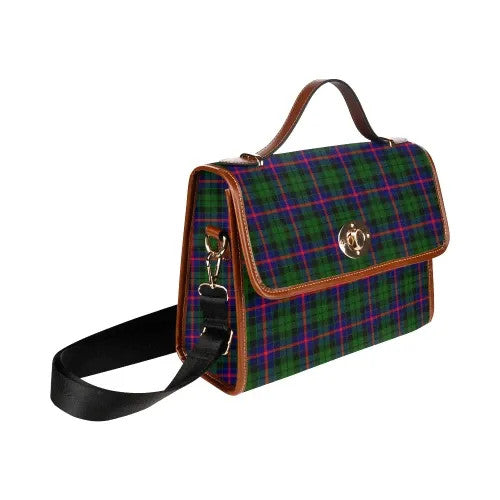 Scottish Morrison Modern Clan Tartan Waterproof Canvas Bag Tartan Plaid 3