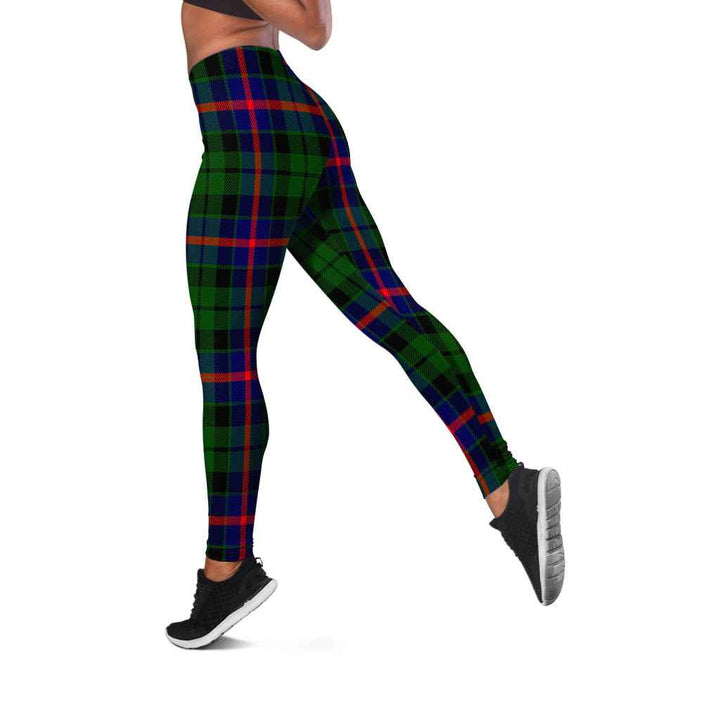 Scottish Morrison Modern Clan Tartan Women Leggings Tartan Plaid 2