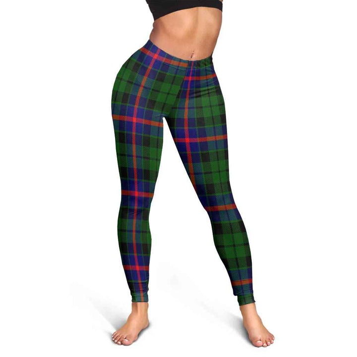 Scottish Morrison Modern Clan Tartan Women Leggings Tartan Plaid 3