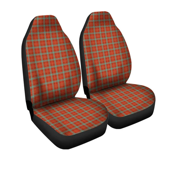 Scottish Morrison Red Ancient Clan Tartan Car Seat Covers 1