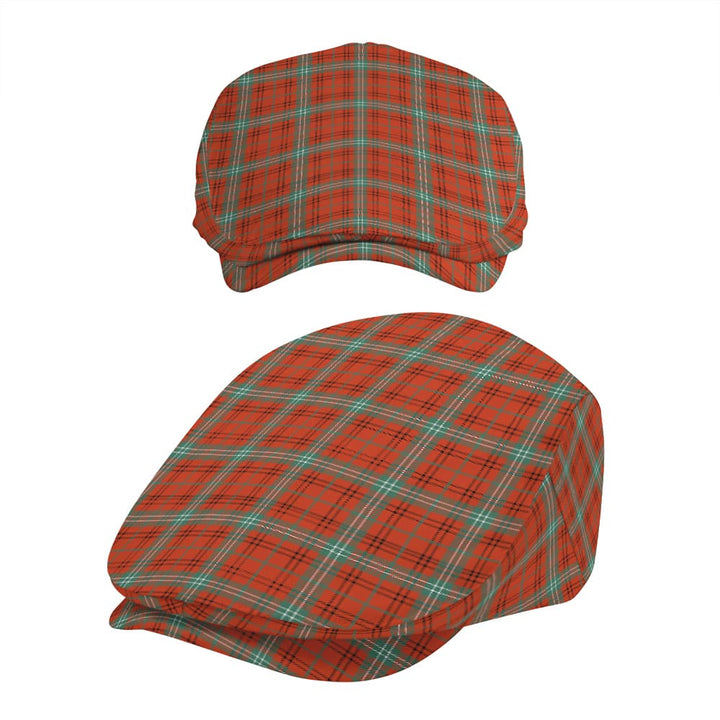 Scottish Morrison Red Ancient Clan Tartan Flat Cap Tartan Plaid 5