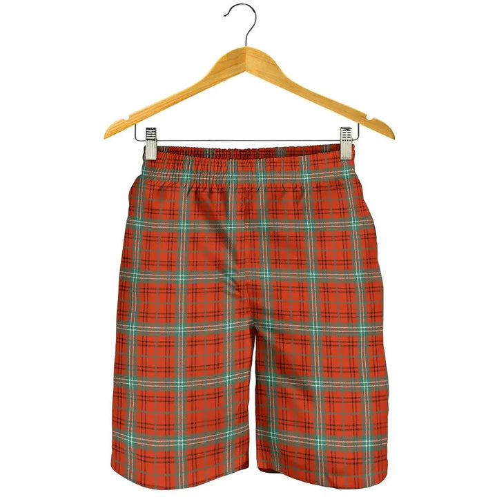 Scottish Morrison Red Ancient Clan Tartan Men's Shorts