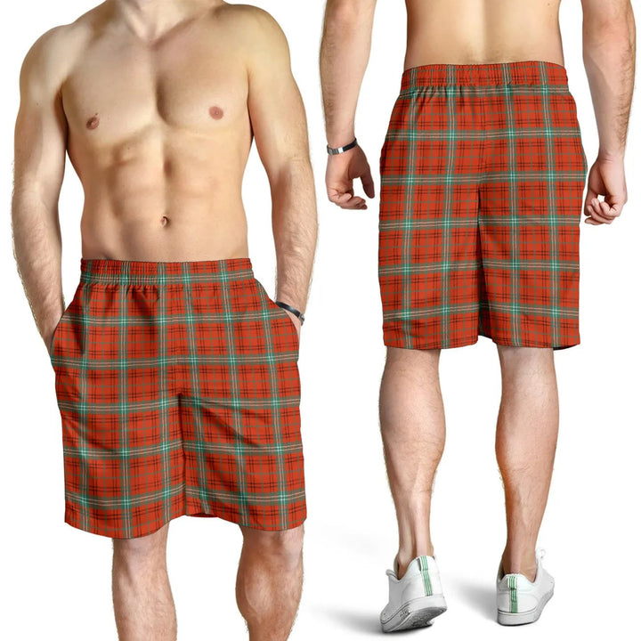 Scottish Morrison Red Ancient Clan Tartan Men's Shorts