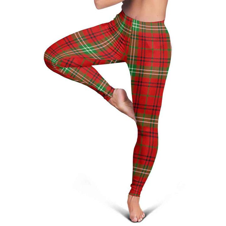 Scottish Morrison Red Modern Clan Tartan Women Leggings Tartan Plaid 5