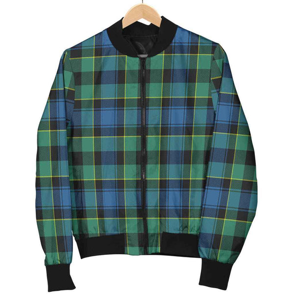 Scottish Mouat Clan Tartan Bomber Jacket Tartan Plaid 1