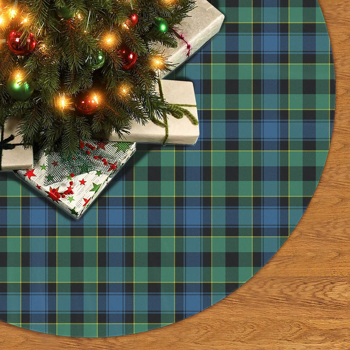 Scottish Mouat Clan Tartan Christmas Tree Skirt No Tassels 2 Tartan Plaid