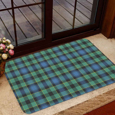 Scottish Mouat Clan Tartan Door Mat Tartan Plaid 1
