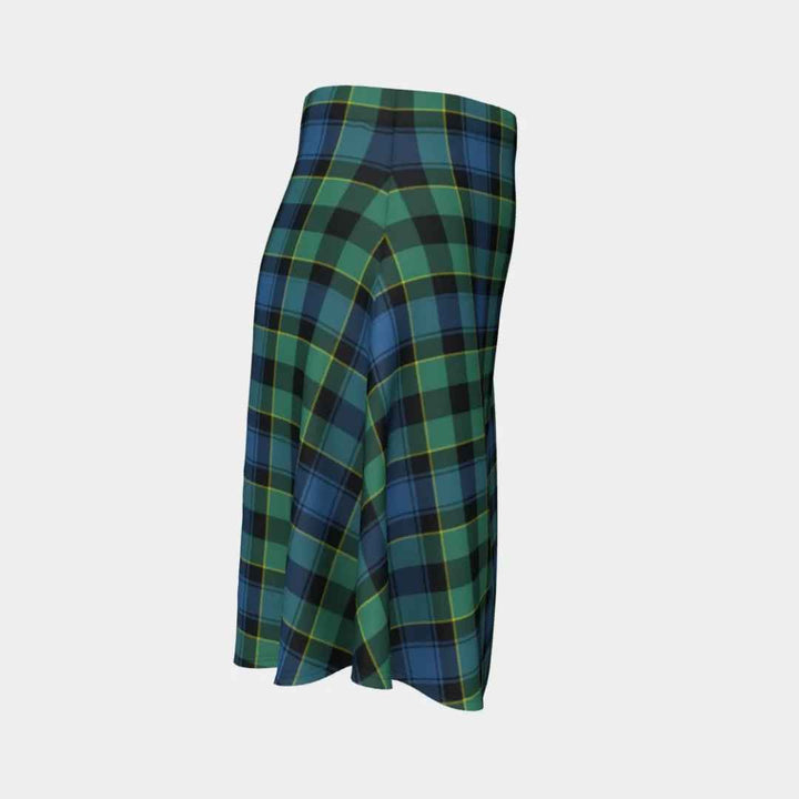 Scottish Mouat Clan Tartan Flare Skirt Tartan Plaid 3
