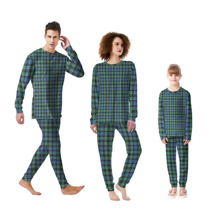 Scottish Mouat Clan Tartan Pajama Set Tartan Plaid