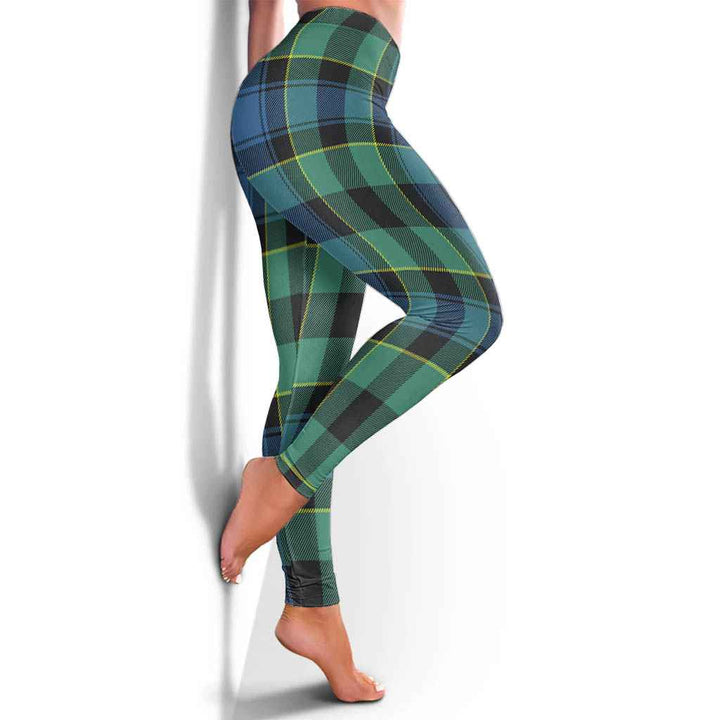 Scottish Mouat Clan Tartan Women Leggings Tartan Plaid 4
