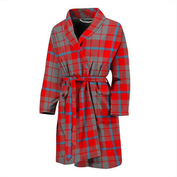 Scottish Moubray Clan Tartan Bathrobe 2