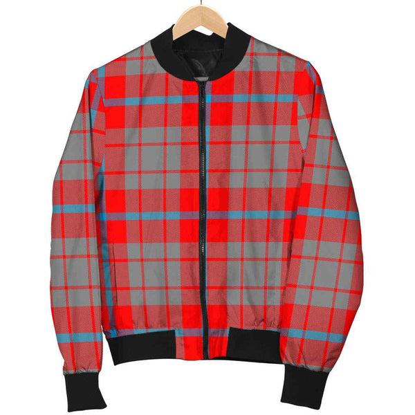 Scottish Moubray Clan Tartan Bomber Jacket Tartan Plaid 1
