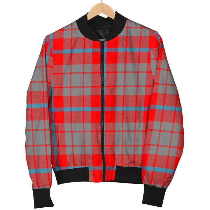 Scottish Moubray Clan Tartan Bomber Jacket Tartan Plaid 1