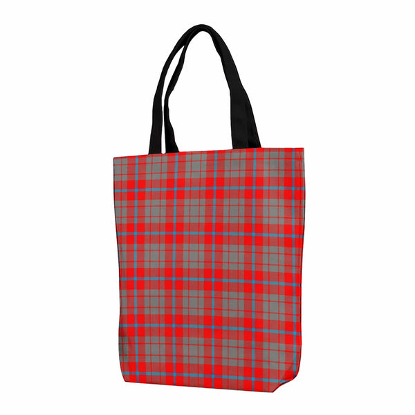 Scottish Moubray Clan Tartan Canvas Bag With Shoulder Strap Tartan Plaid 1