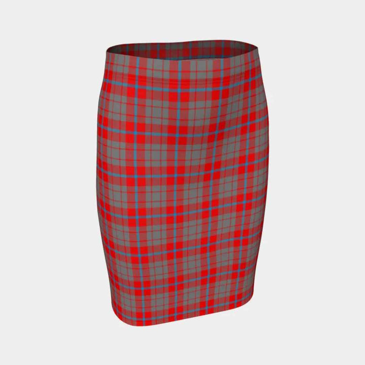 Scottish Moubray Clan Tartan Fitted Skirt Tartan Plaid 1