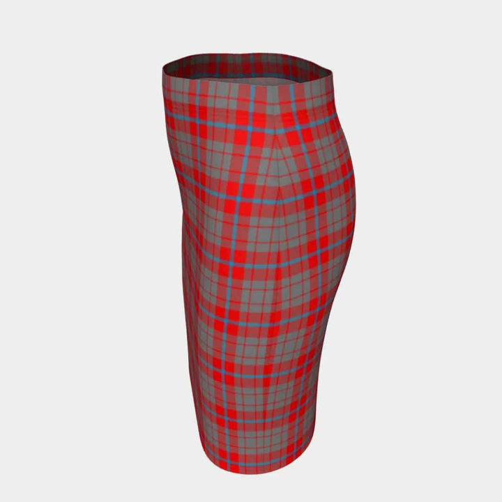 Scottish Moubray Clan Tartan Fitted Skirt Tartan Plaid 2