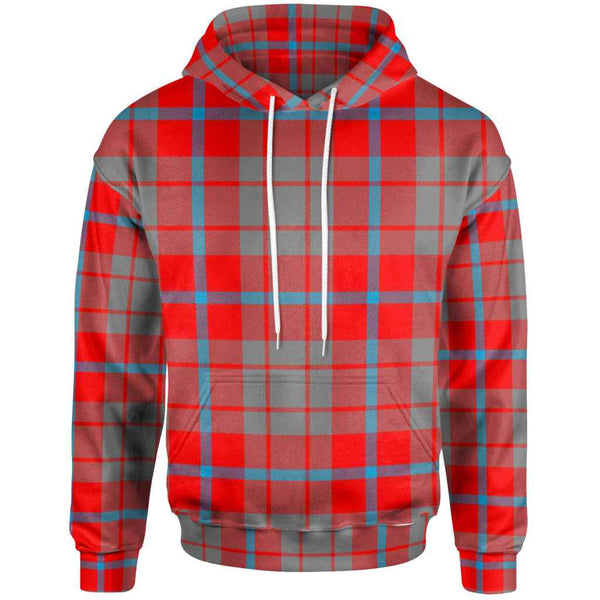 Scottish Moubray Clan Tartan Hoodie Front Side Tartan Plaid