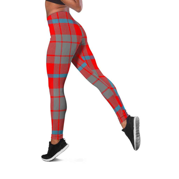 Scottish Moubray Clan Tartan Women Leggings Tartan Plaid 2